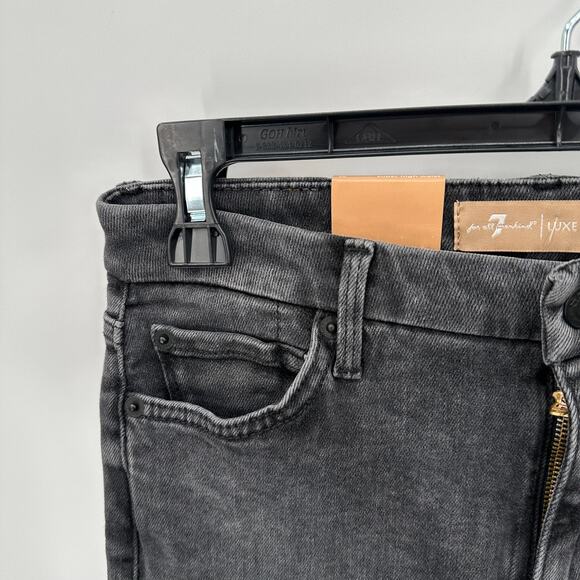 7 FOR ALL MANKIND NWT Luxe Vintage Aubrey High Waist Skinny Jean In Abbey // 26 - Picture 7 of 11